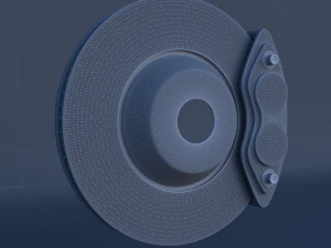 mercedes benz brakes 3D Model