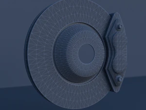 mercedes benz brakes 3D Model