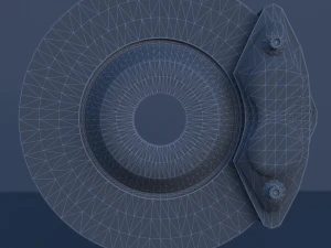 mercedes benz brakes 3D Model