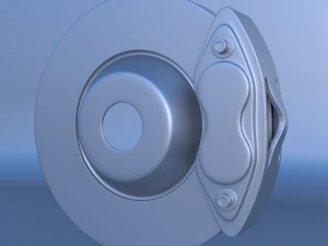 mercedes benz brakes 3D Model