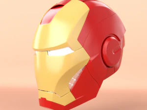 iron man head 3D Model