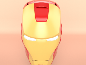 iron man head 3Dモデル