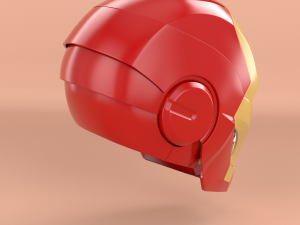 iron man head 3Dモデル