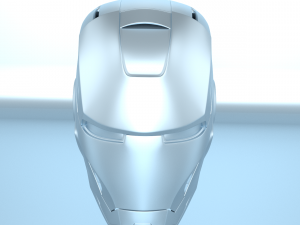 iron man head 3Dモデル