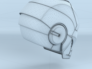 iron man head 3Dモデル