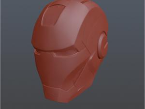 american man helmet 3D Model