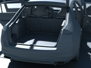 skoda octavia rs extreme detailed 3D-Modell