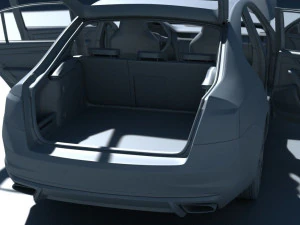 skoda octavia rs extreme detailed 3D Model