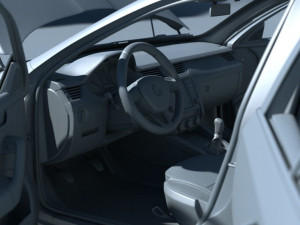 skoda octavia rs extreme detailed 3D-Modell