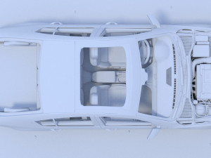 skoda octavia rs extreme detailed 3D-Modell
