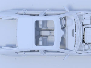 skoda octavia rs extreme detailed 3D Model