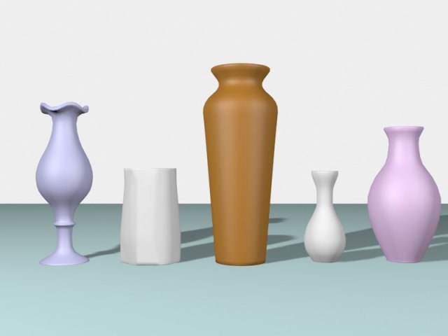 vase Model 3D .c4d .max .obj .3ds .fbx .stl .blend 
