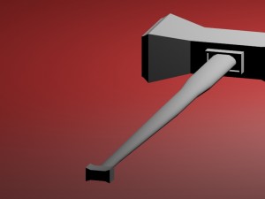 lowpoly hammer 3D Model