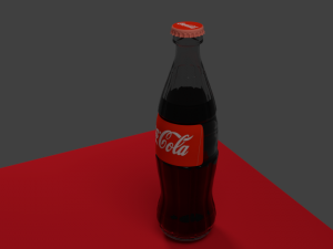 coke - coca cola bottle 3D Model