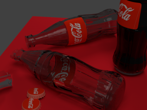 coke - coca cola bottle 3D Model