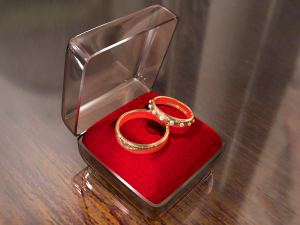 wedding rings 3Dモデル