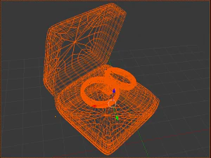 wedding rings 3D Model