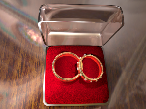wedding rings 3D Модель