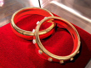 wedding rings 3D Модель