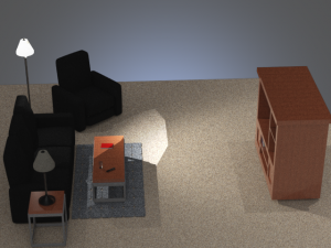 living room 3D मॉडल