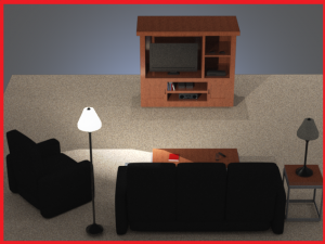 living room 3D Model
