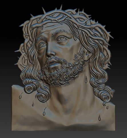 jesus Model 3D .c4d .max .obj .3ds .fbx .stl .blend 