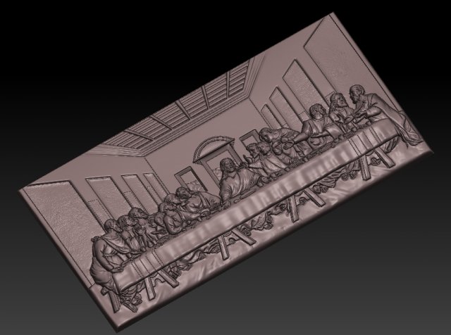 last supper 3D 모델 .c4d .max .obj .3ds .fbx .stl .blend 