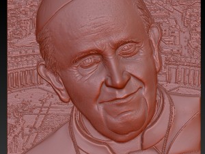 pope francisco 3D Model