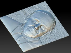 pope francisco 3D Model