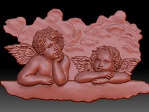 angels putti 3D Model