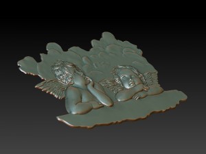 angels putti 3D Модель
