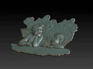 angels putti 3D Модель