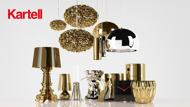 kartell 3D Model .c4d .max .obj .3ds .fbx .stl .blend 