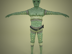 alien 3D 模型