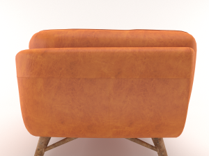 bruno leather sofa 3D Model