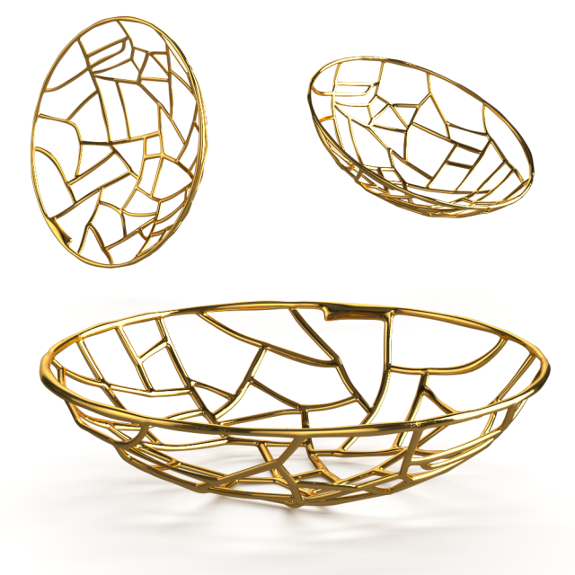fruitbowl Model 3D .c4d .max .obj .3ds .fbx .stl .blend 
