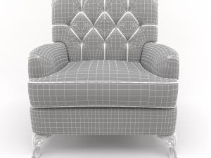 mantellassi revival armchair 3D Model