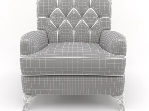 mantellassi revival armchair 3D Model