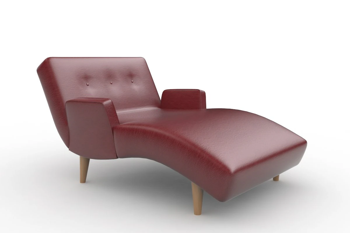 olympic tufted chaise lounge by lazar industries 3D Model .c4d .max .obj .3ds .fbx .stl .blend 