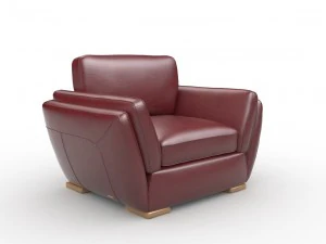 anapo a399-003 arm chair by natuzzi edit 3D Model