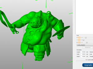 high poly game charapter Model Cetak 3D