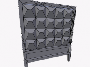 old concrete wall 3Dモデル