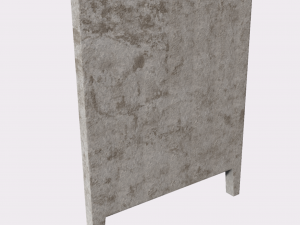 old concrete wall 3Dモデル