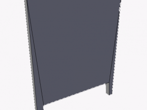 old concrete wall 3Dモデル