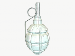 grenade f1 cis 3D Model