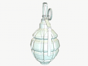 grenade f1 cis 3D Model