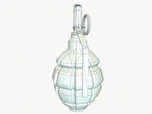grenade f1 cis 3D Model