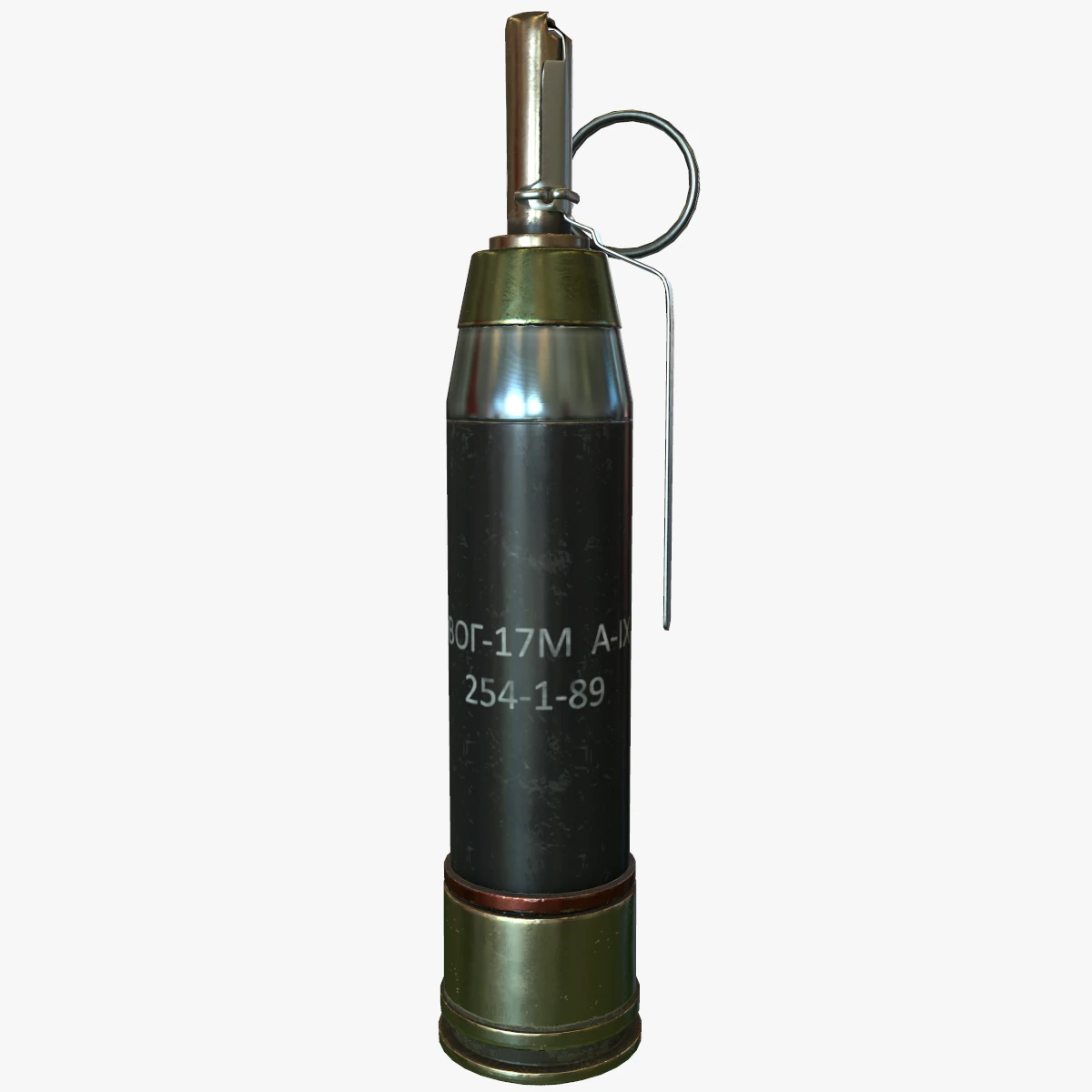 grenade vog-17 cis hattabka 3D Model .c4d .max .obj .3ds .fbx .stl .blend 