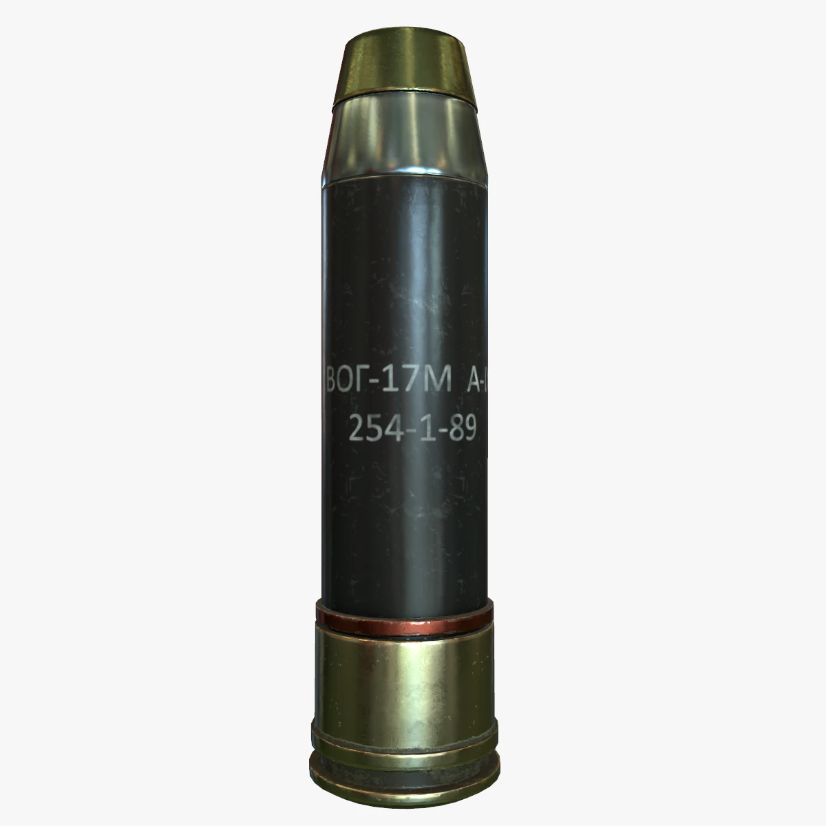 launch grenade vog-17 cis 3D Model .c4d .max .obj .3ds .fbx .stl .blend 