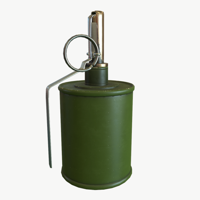 grenade rg-42 cis Modelo 3D .c4d .max .obj .3ds .fbx .stl .blend 